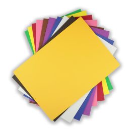   CreArt Dekorgumi Lap kb. 21x30 cm 2 mm Vegyes Színek 10 Darab/Csomag