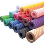 CreArt Hullámkarton Fekete 50x70 cm