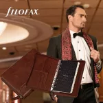 Filofax Gyűrűs Kalendárium Lockwood A5 Konyak