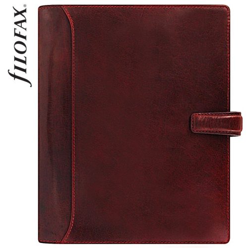 Filofax Gyűrűs Kalendárium Lockwood A5 Gránátvörös