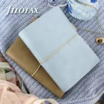 Filofax Gyűrűs Kalendárium Domino Soft Personal Halvány kék