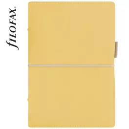 Filofax Gyűrűs Kalendárium Domino Soft Personal Sárga