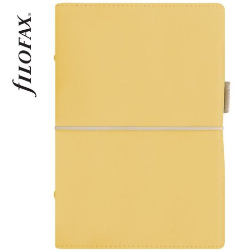 Filofax Gyűrűs Kalendárium Domino Soft Personal Sárga