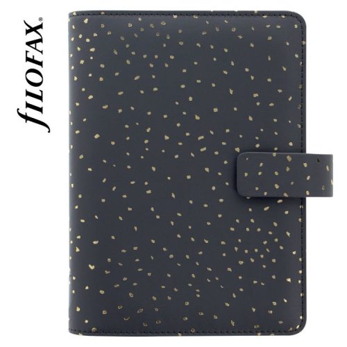 Filofax Gyűrűs Kalendárium Confetti Personal Fekete