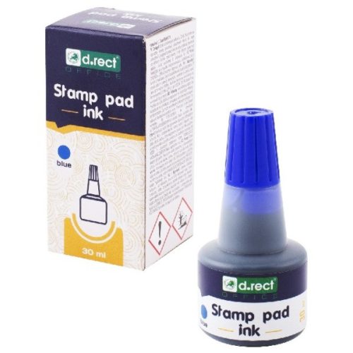 d.rect Bélyegzőfesték 30 ml Kék