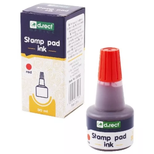 d.rect Bélyegzőfesték 30ml Piros