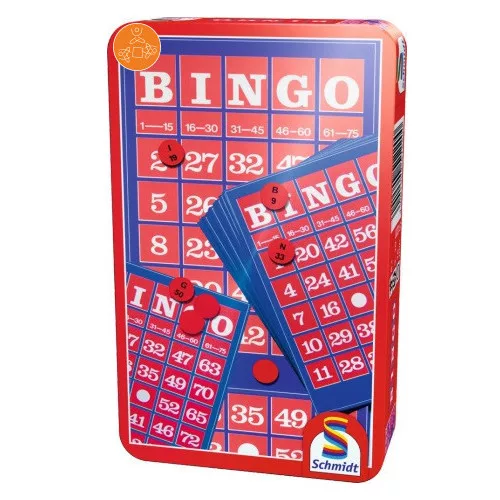 Schmidt Bingo Társasjáték Fém Dobozban