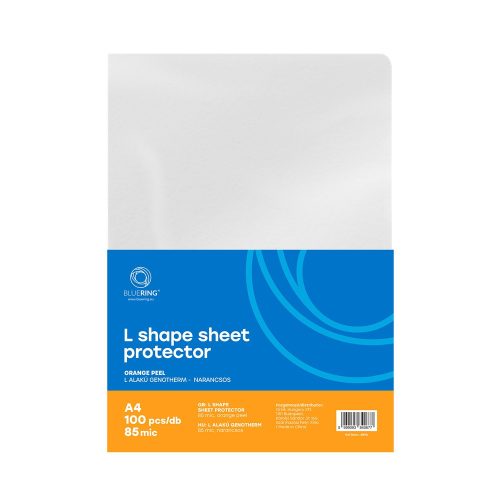 Bluering Genotherm Lefűzhető Tasak 'L' A/4 85 mikron 100 Darab/Csomag Narancsos