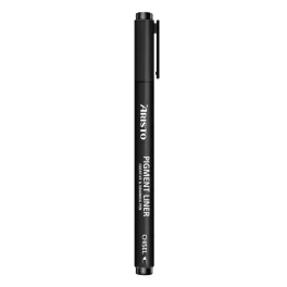   Aristo Pigment Liner Filctoll 0,05 mm Vágott Végű Rozsdamentes Acél Heggyel Vízálló Fekete Tintával