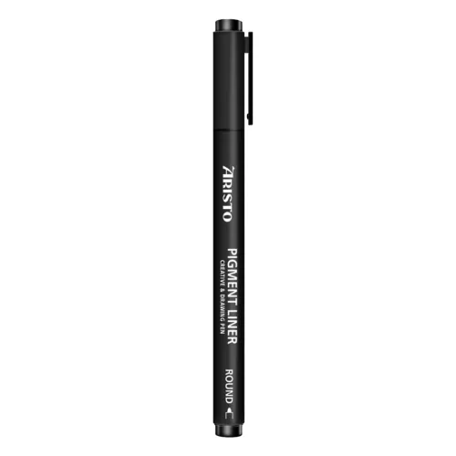 Aristo Pigment Liner Filctoll 0,05 mm Kerek Végű Rozsdamentes Acél Heggyel Vízálló Fekete Tintával