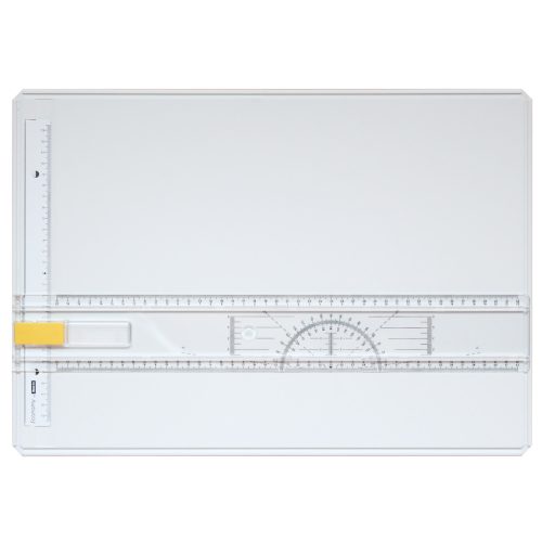Aristo Rajztábla Műanyag A/3 Csúszásgátló Talppal Párhuzamvonalzóval Economy