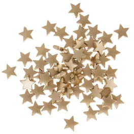   DP Craft Fűzőgyöngy Műanyag 1,5 cm Arany Csillagok 60 darab/csomag
