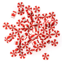   DP Craft Fűzőgyöngy Műanyag 1 cm Karácsonyi 48 darab/csomag