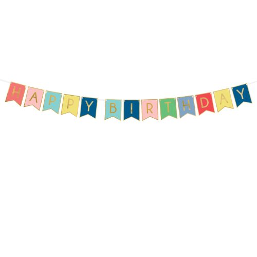 Girland 15x175 cm Happy Birthday