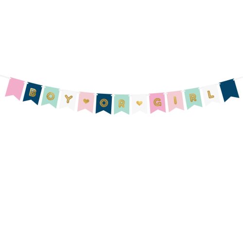 Girland 15x175 cm Boy or Girl