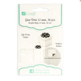 DP Craft Ragasztó Pont 12 mm Átlátszó 36 Darab/Csomag