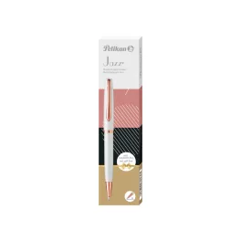   Pelikan Golyóstoll Gyöngyházfehér/Rózsaarany Jazz Noble Elegance Díszdobozzal