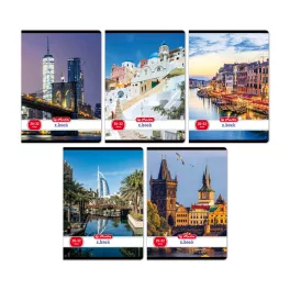 Herlitz Füzet A/5 32 Lapos Sima City Vegyes Minta