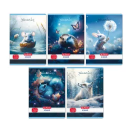   Herlitz Füzet A/5 32 Lapos I. Osztályos Vonalas Wonderland Vegyes Minta