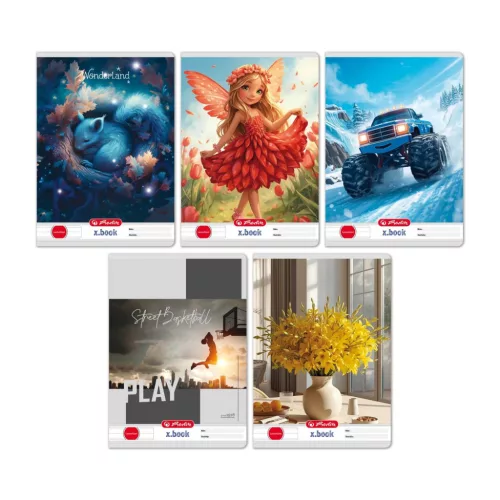 Herlitz Leckefüzet A5 32 Lapos Earth Vegyes Minták