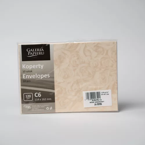 Szilikonos Boríték LC/6 Rose Krém 120 gramm 10 Darab/Csomag