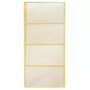   OfficeArt Etikett 80x40 mm 60 Darab/Csomag Fehér Öntapadós Lézer- És Tintasugaras Nyomtatókhoz