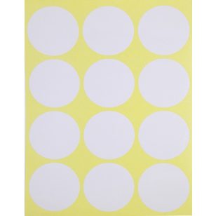   OfficeArt Öntapadó Etikett Kör Alakú 40 mm Fehér 60 Db/Csomag