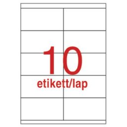 105x58 mm 100 ív