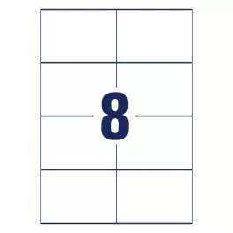 Univerzális Etikett 105x71 mm 8 címke/lap 100 ív/csomag