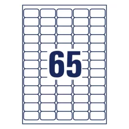   Univerzális Etikett 38,1x21,2 mm 65 címke/lap 100 ív/csomag