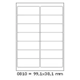   Univerzális Etikett 99,1x38,1 mm 14 címke/lap 100 ív/csomag
