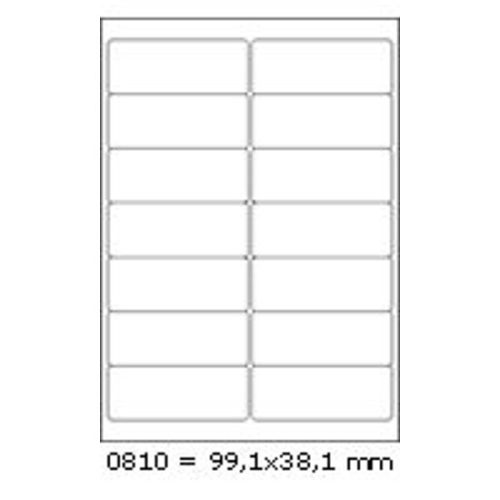 Univerzális Etikett 99,1x38,1 mm 14 címke/lap 100 ív/csomag