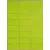 OfficeArt Etikett 48x24 mm Neon Sárga 24 Darab/Ív 10 Ív/Csomag
