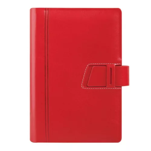 Saturnus Gyűrűs Kalendárium L221 Műbőr Piros