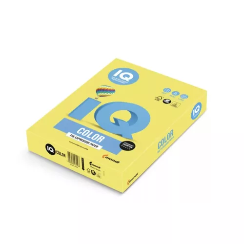 IQ Color Színes Fénymásolópapír A/4 Citromsárga 80 gramm 500 lap/csomag