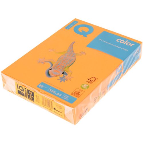 IQ Color Színes Fénymásolópapír A/4 Neon Narancssárga 80 gramm 500 lap/Csomag