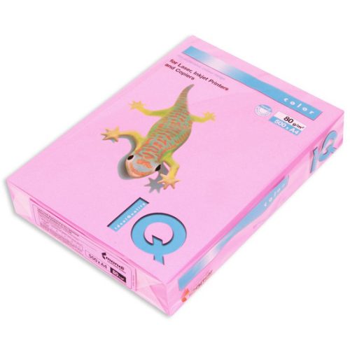 IQ Color Színes Fénymásolópapír A/4 Neon Rózsaszín 80 gramm 500 lap/Csomag