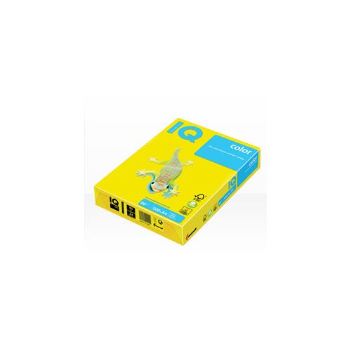 IQ Color Színes Fénymásolópapír A/4 Neon Sárga 80 gramm 500 lap/Csomag