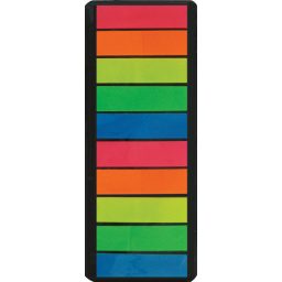 1,2x4,5 cm Neon Szín Négyszögletű 10 Szín