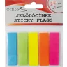   OfficeArt Jelölőcímke 12x45 mm 20 Lap/Szín 5 Szín/Csomag Írható Öntapadó Négyzetes