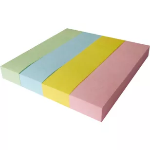   OfficeArt Jelölőcímke 19x76 mm 4x100 Lap Pasztell 4 Szín Öntapadó