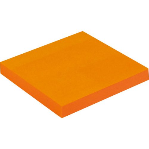 OfficeArt Öntapadós Jegyzettömb 7,6x7,6 cm Neon Narancssárga