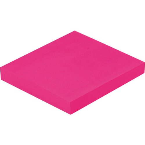 OfficeArt Öntapadós Jegyzettömb 7,6x7,6 cm Neon Pink