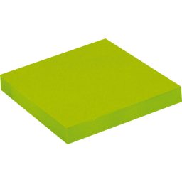 7,6x7,6 cm Neon Zöld