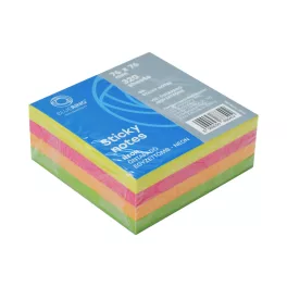Bluering Jegyzettömb Öntapadós 76x76 mm 320 Lap Neon