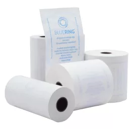   Bluering Pénztárgépszalag 57/40 18 Folyóméter 10 Tekercs/Csomag BPA Mentes 12 mm Csévével