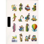 Napraforgó Könyvek Könyv Színező Matricákkal Gépkocsik