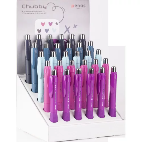 Penac Golyóstoll 1 mm Chubby DP30 Vegyes Színekben