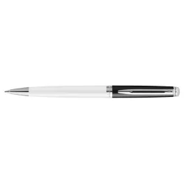  Waterman Hemisphere Color Blocking Golyóstoll Fekete-Fehér Ezüst Klipsz