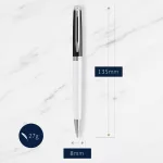 Waterman Hemisphere Color Blocking Golyóstoll Fekete-Fehér Ezüst Klipsz